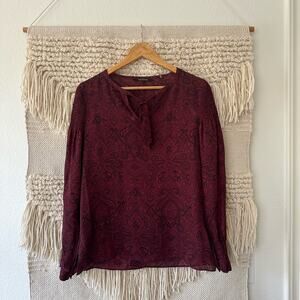 Kobi Halperin Kylee Silk Paisley Top